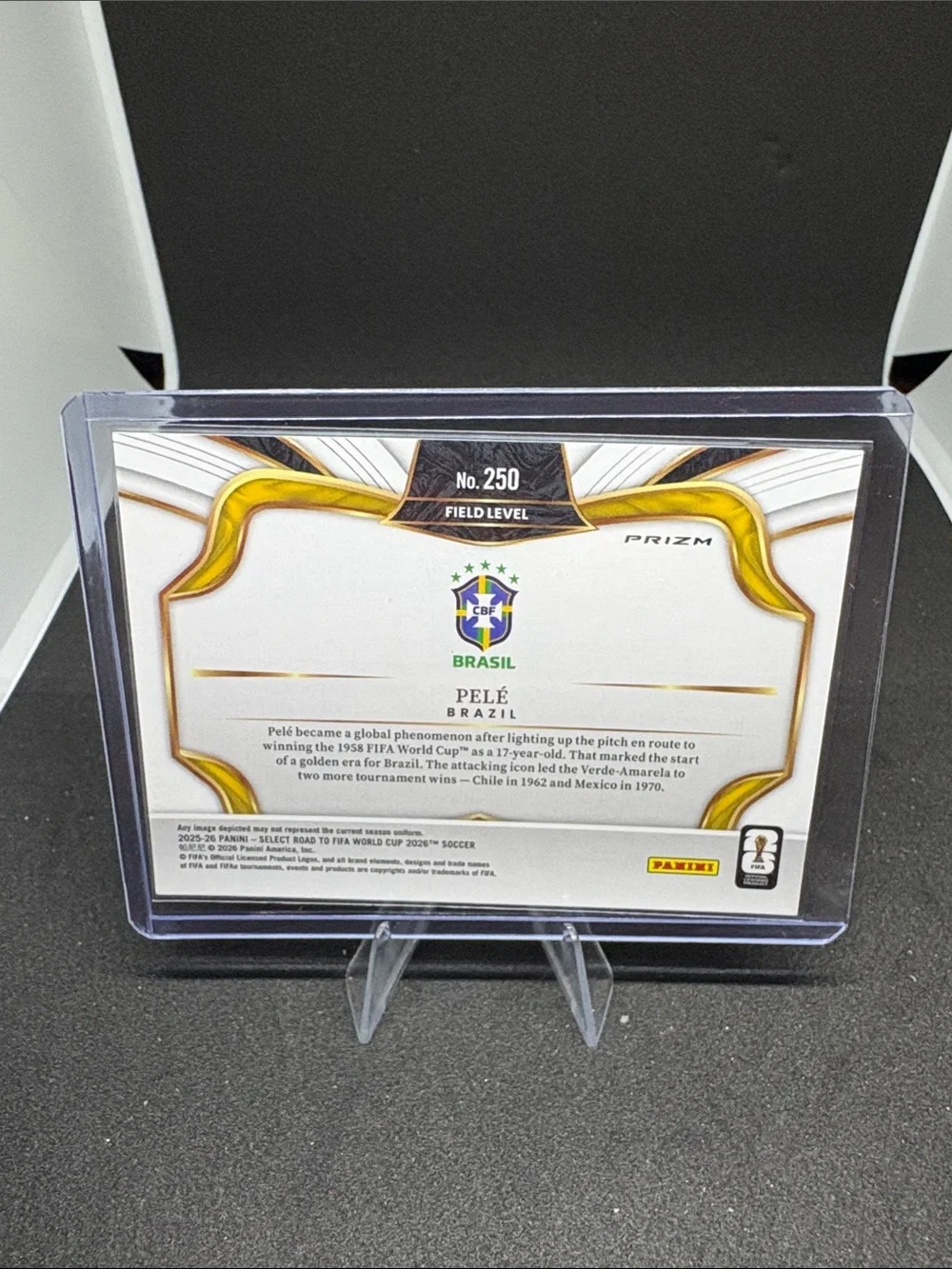 Panini Select Pele Trading Card - Prizm